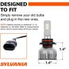 imageSYLVANIA 9006 LED  Fog Lights For Cars and Trucks  Headlight Bulbs for Off Road Powersports  6000k Cool White LED Light  LongLasting Bulbs  No Polarity  DIY Upgrade