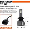 imageSYLVANIA 9012 LED Ultra  Fog Lights For Cars and Trucks  Headlight Bulbs for Off Road Powersports  6000k Cool White LED Light  Maximum Lifespan  No Polarity  DIY Upgrade