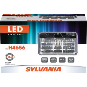 imageSYLVANIA  H4656 LED Sealed Beam Headlight  4 x 6 Inch Rectangle  Cool White 6000K Sealed Beam Headlamp  Retrofit Light Truck Car Motorcycle Contains 1 Bulb