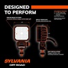 image:imageSYLVANIA  Ultra 2 Inch Cube LED Light Pod  Lifetime Limited Warranty  Flood Light 2400 Raw Lumens Off Road Driving Work Light Truck Car Boat ATV UTV SUV 4x4 2 PC