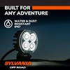 image:imageSYLVANIA  Ultra 2 Inch Round LED Light Pod  Lifetime Limited Warranty  Flood Light 2400 Raw Lumens Off Road Driving Work Light Truck Car Boat ATV UTV SUV 4x4 2 PC