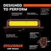 image:imageSYLVANIA  Ultra 10 Inch LED Light Bar  Lifetime Limited Warranty  Yellow Combo Beam Light 4560 Raw Lumens  Off Road Driving Work Light  for Truck Car Boat ATV UTV SUV 4x4 1 PC