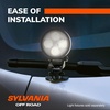 image:imageSYLVANIA  Adjustable Hood Mount Clamp Bracket  Lifetime Limited Warranty Universal Fit for LED Lights Off Road Light Mounting Truck Car ATV UTV SUV 4x4 2 PC