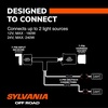 image:imageSYLVANIA  Tow Hitch LED Wiring Harness  12V On Off Switch Power Relay Blade Fuse for Off Road Lights Work Light Trucks Boat ATV UTV SUV 4x4 1 PC