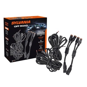 image:imageSYLVANIA  Four Output LED Wiring Harness Expansion Kit  12V On Off Switch Power Relay Blade Fuse Off Road LED Work Light Off Road Driving Light Truck Boat ATV UTV SUV 4x4 1 PC