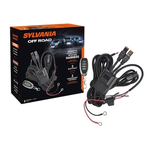 image:imageSYLVANIA  Remote Control Dual Output LED Wiring Harness  12V On Off Switch Power Relay Blade Fuse for Off Road Lights Work Light Trucks Boat ATV UTV SUV 4x4 1 PC